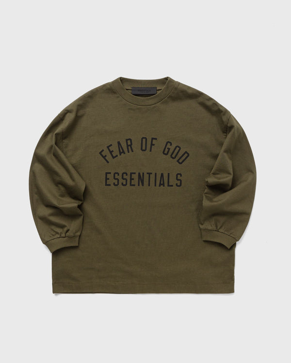 Fear of God Essentials JERSEY LONG SLEEVE TEE green