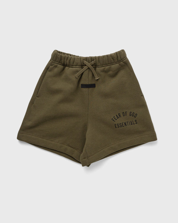 Fear of God Essentials FLEECE SOCCER SHORT green