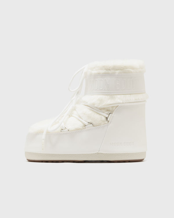 moon boot MB ICON LOW FAUX FUR white