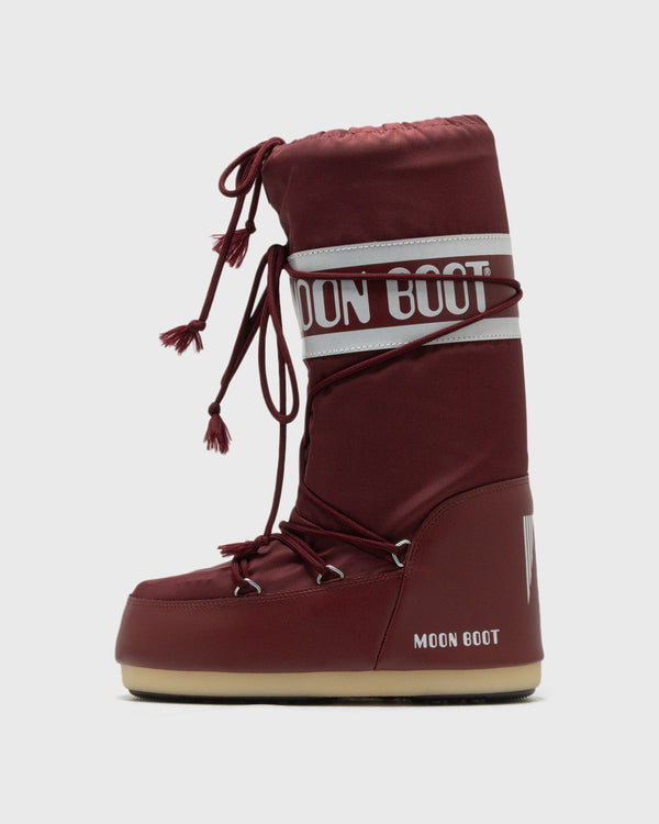 moon boot MB ICON NYLON red