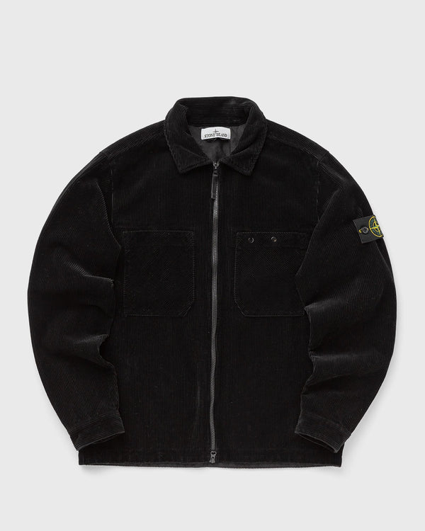 Stone Island ORGANIC COTTON CORDUROY OVERSHIRT black