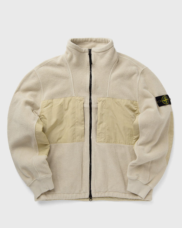 Stone Island COTTON PILE WITH NYLON-TC TRACK TOP beige