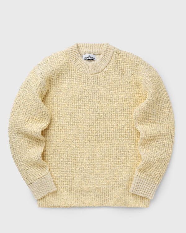 Stone Island MARINA DOUBLE WEAVE WOOL NYLON SWEATER beige