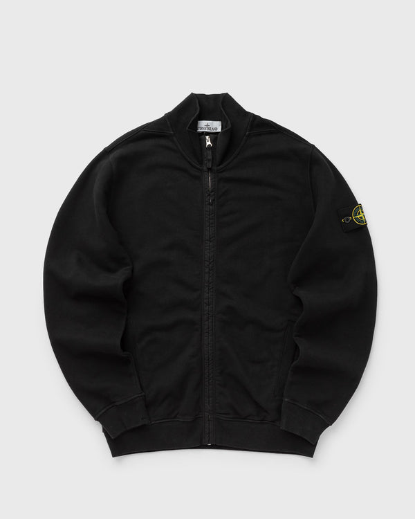 Stone Island ORGANIC COTTON ZIP UP SWEATSHIRT black