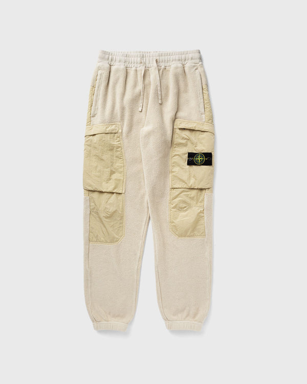 Stone Island Cotton Pile With Nylon-Tc Cargo Jogging Pants