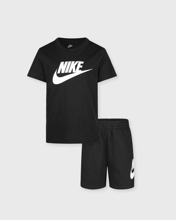 Nike CLUB TEE & SHORT SET black