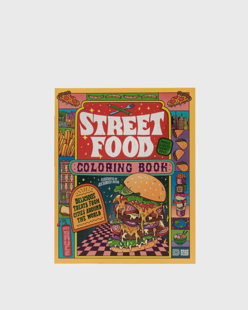 Books Street Food Coloring Book multi