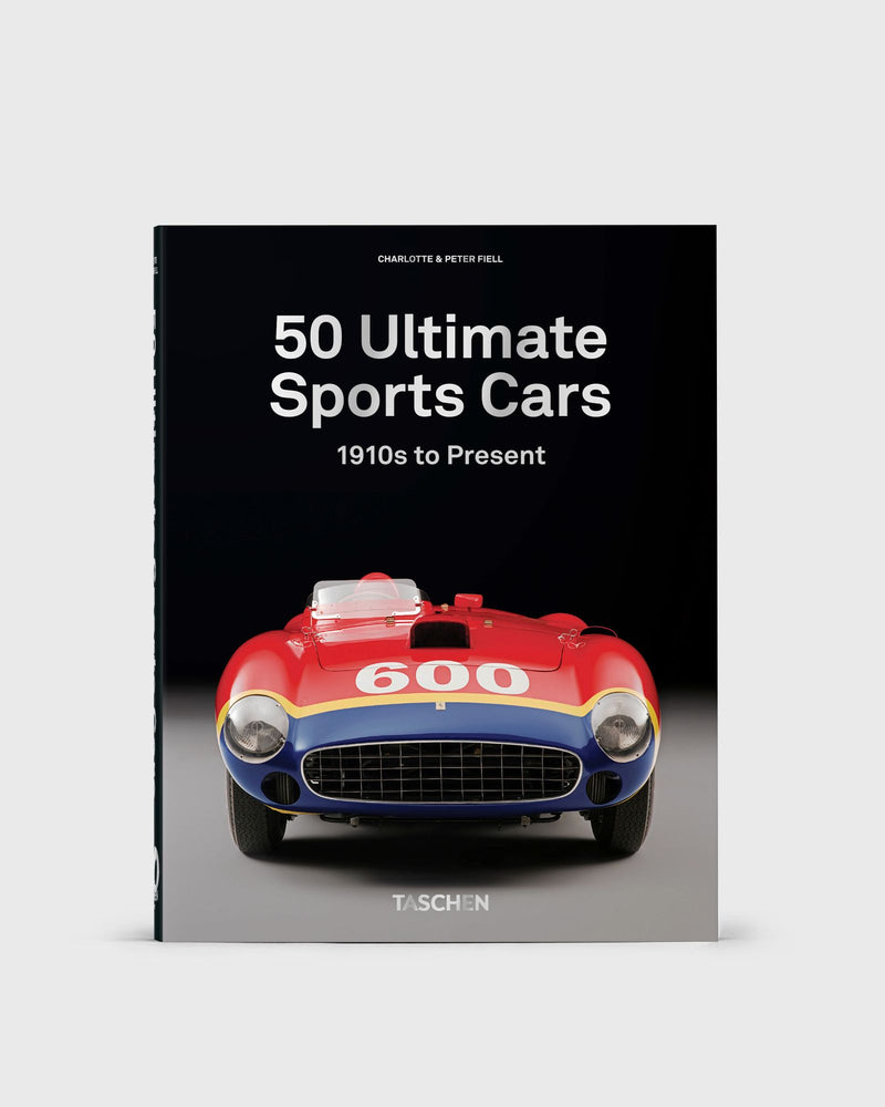 Taschen "50 Ultimate Sports Cars  1910s to Present" by Charlotte & Peter Fiell multi