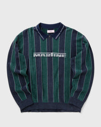 Martine Rose Sporty LOGO POLO black|green