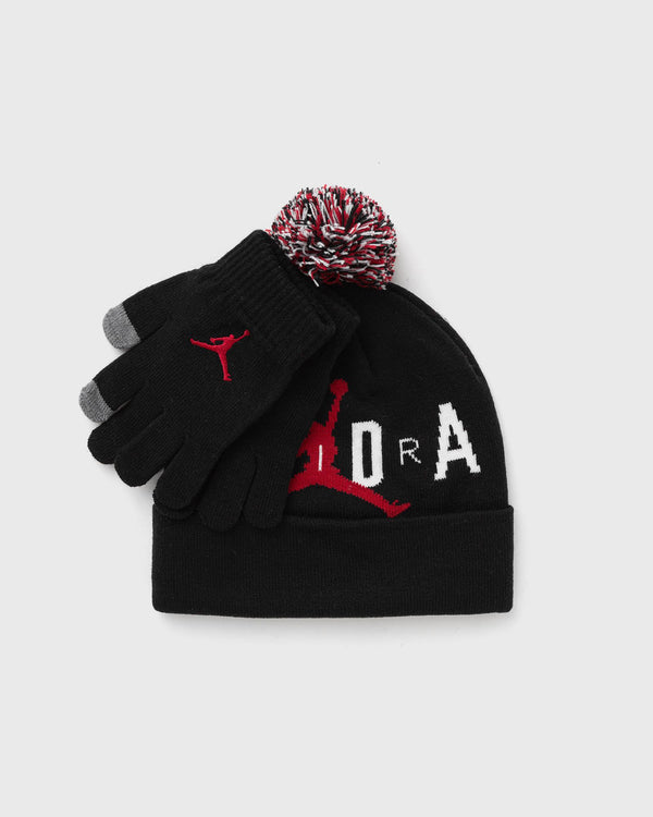 Jordan JAN JORDAN HBR POM BEANIE SET black