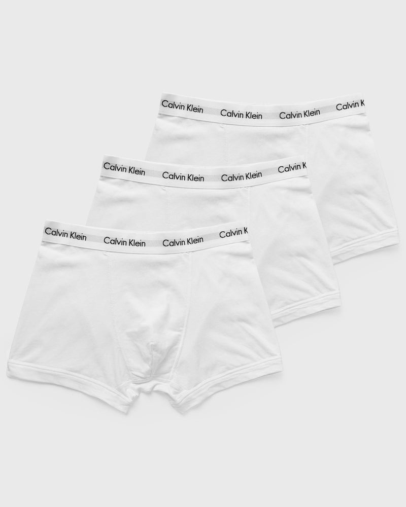 Calvin Klein Underwear Cotton Stretch Trunk 3-pack white