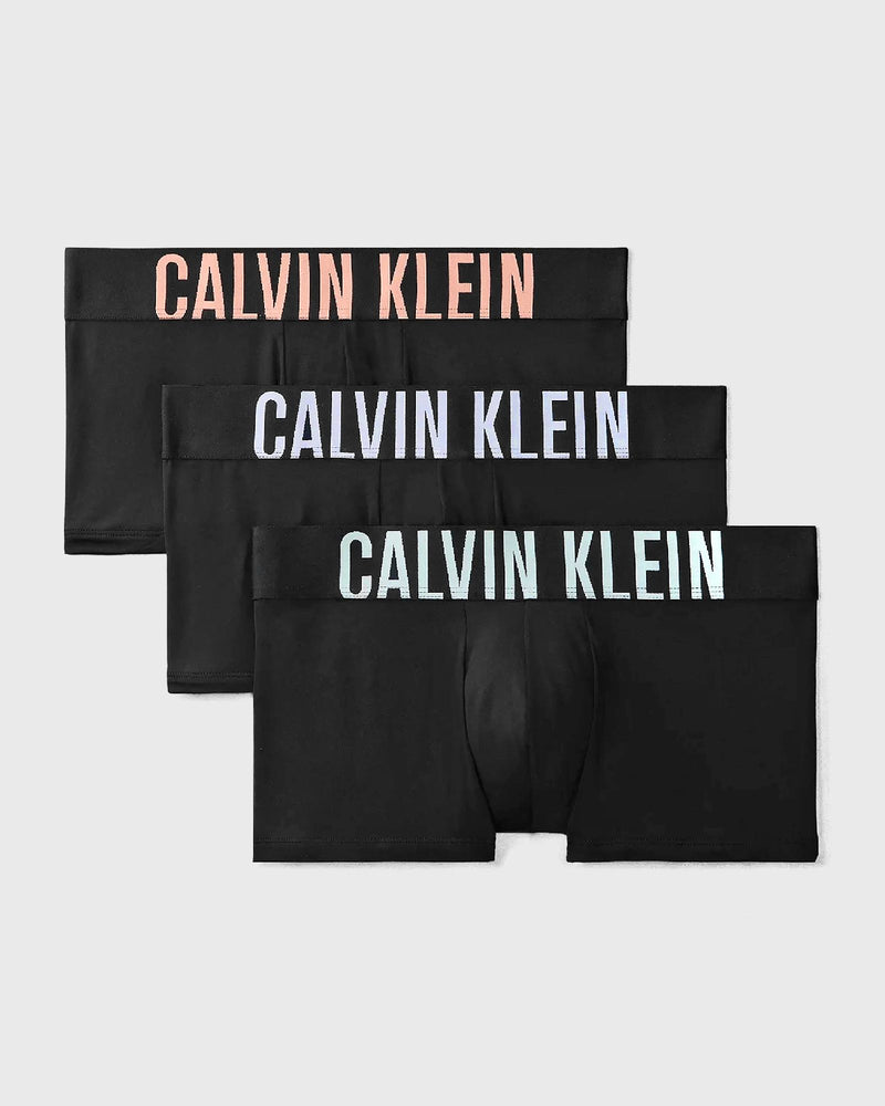 Calvin Klein Underwear LOW RISE TRUNK INTENSE POWER MIC 3-PACK black