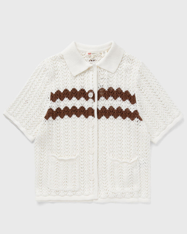 Levis SUNSET CROCHET SHIRT beige