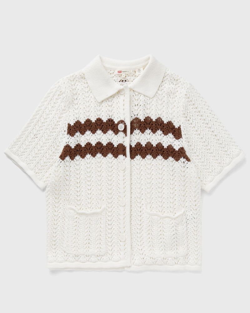 Levis SUNSET CROCHET SHIRT beige