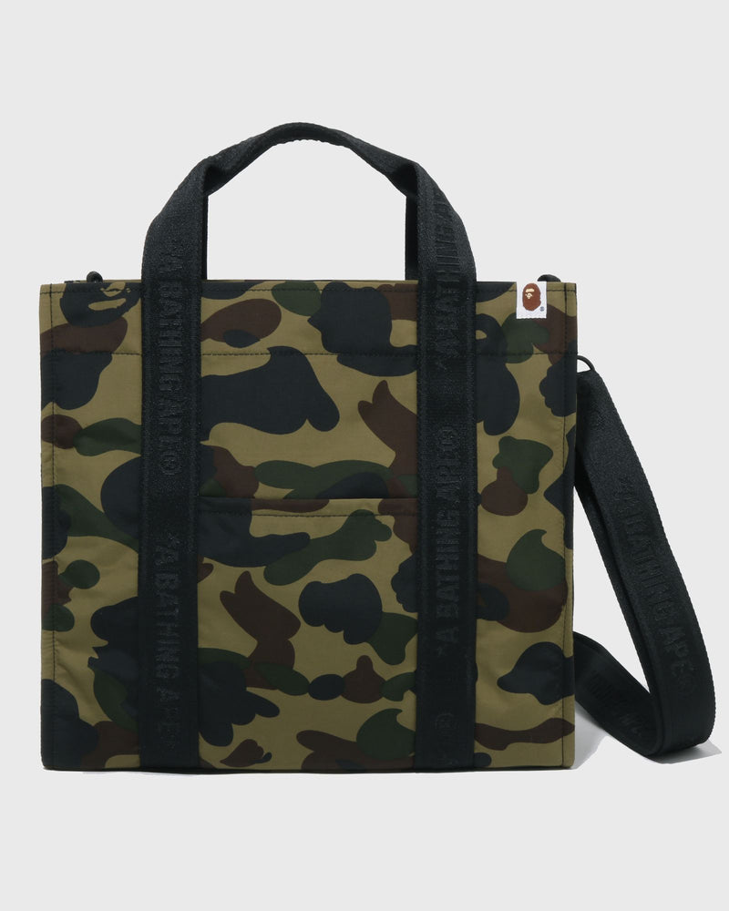 A Bathing Ape 1St Camo Sliding Tote Bag Travel Green