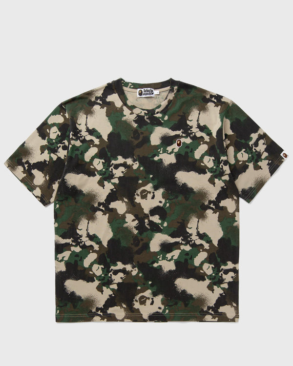 A Bathing Ape MAP CAMO APE HEAD ONE POINT RELAXED FIT TEE green
