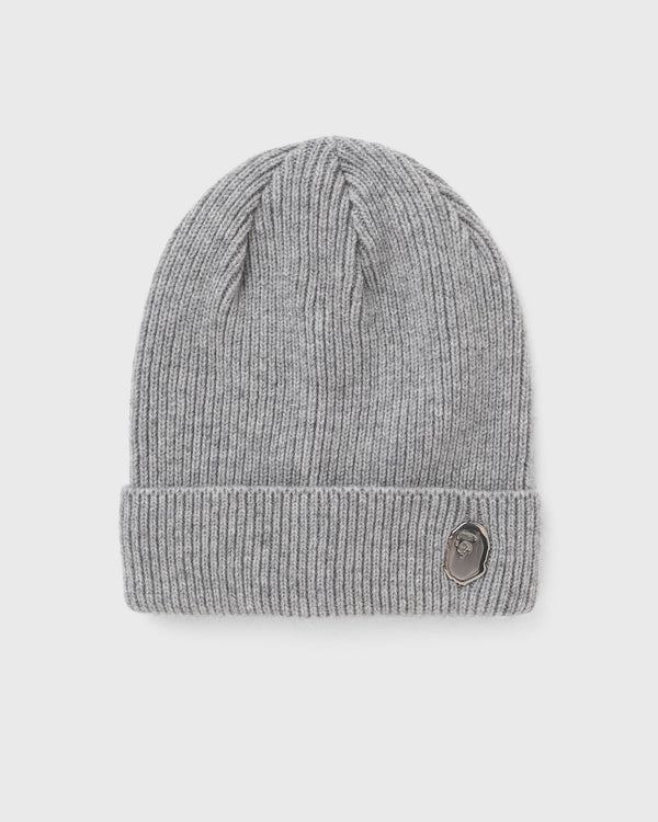 A Bathing Ape ONE POINT KNIT CAP grey