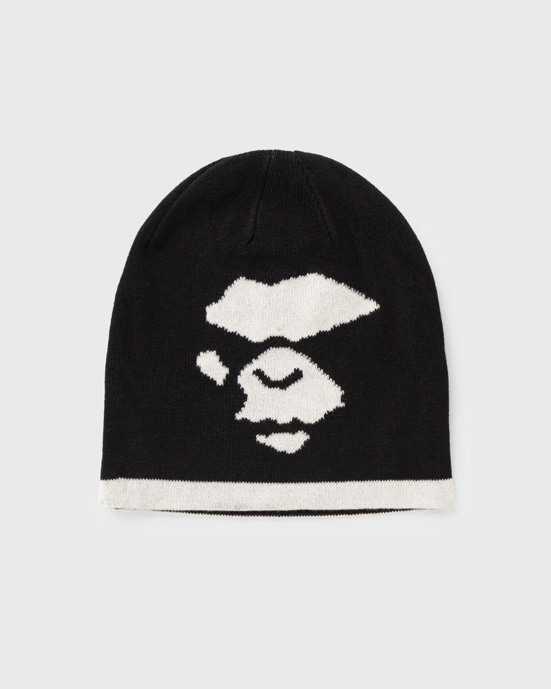 A Bathing Ape MAD FACE KNIT CAP black