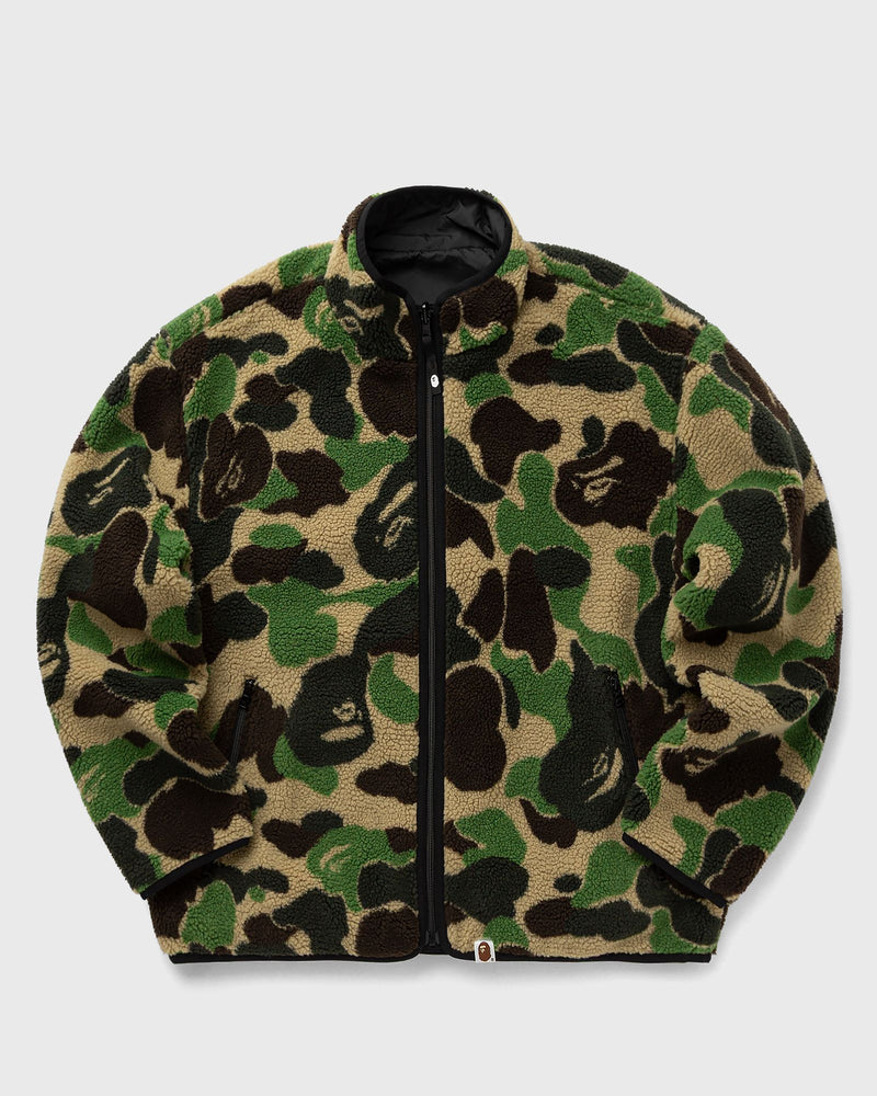 A Bathing Ape ABC CAMO BOA REVERSIBLE JACKET green