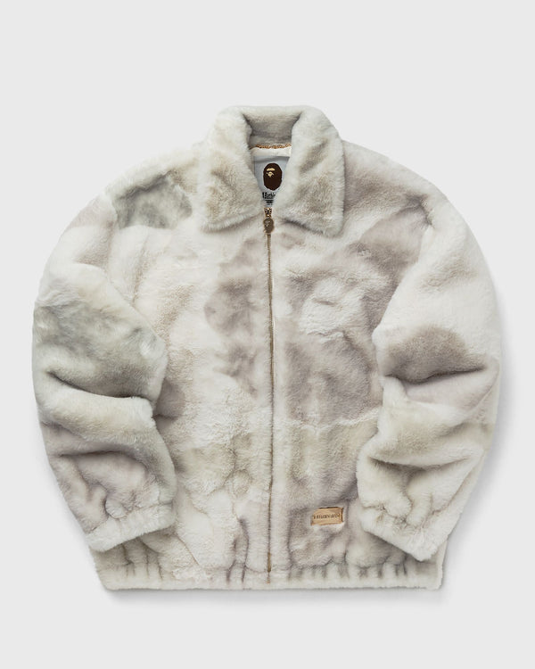 A Bathing Ape Camo Fluffy Jacket