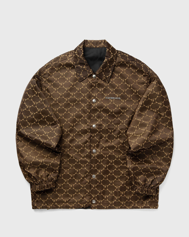 A Bathing Ape SOLID CAMO JACQUARD NYLON REVERSIBLE COACH JACKET multi