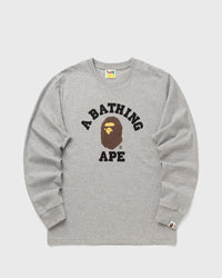 A Bathing Ape College Ls Tee Grey