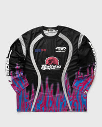 A Bathing Ape Flame Pattern Multilogo Relaxed FIT Football Jersey