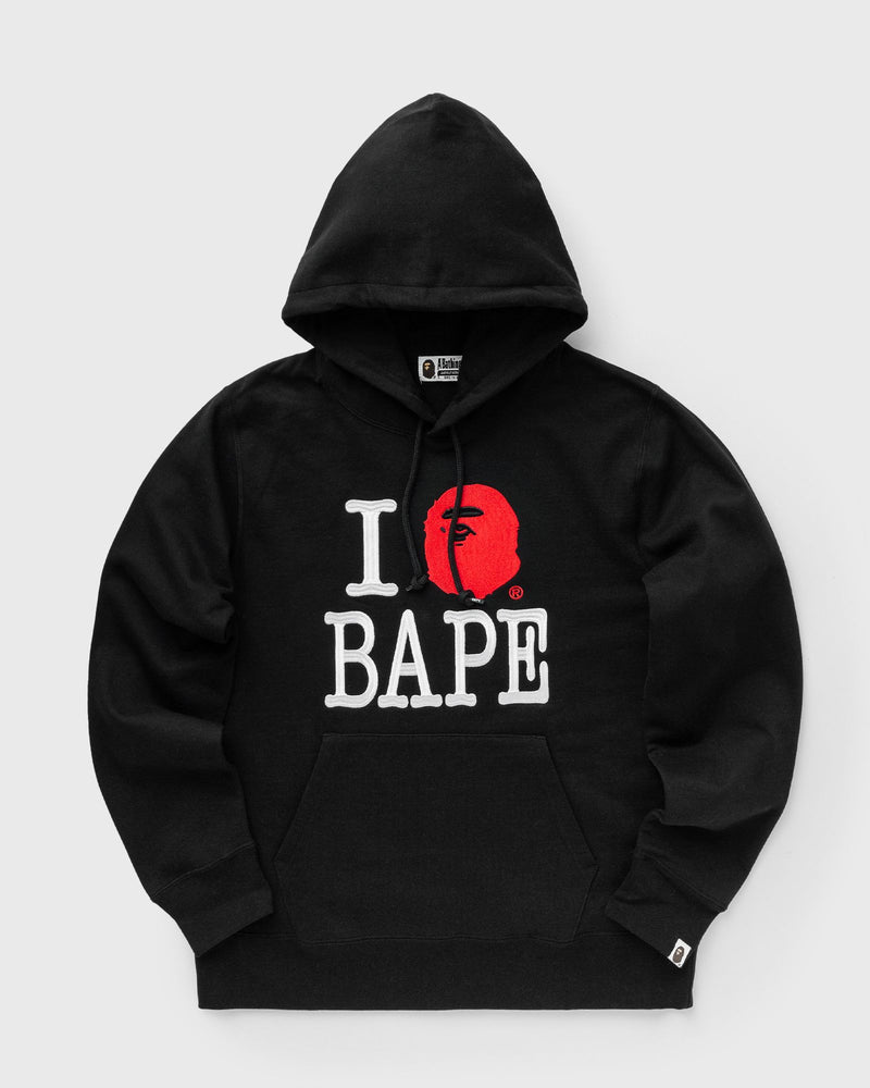 A Bathing Ape I LOVE BAPE PULLOVER HOODIE black