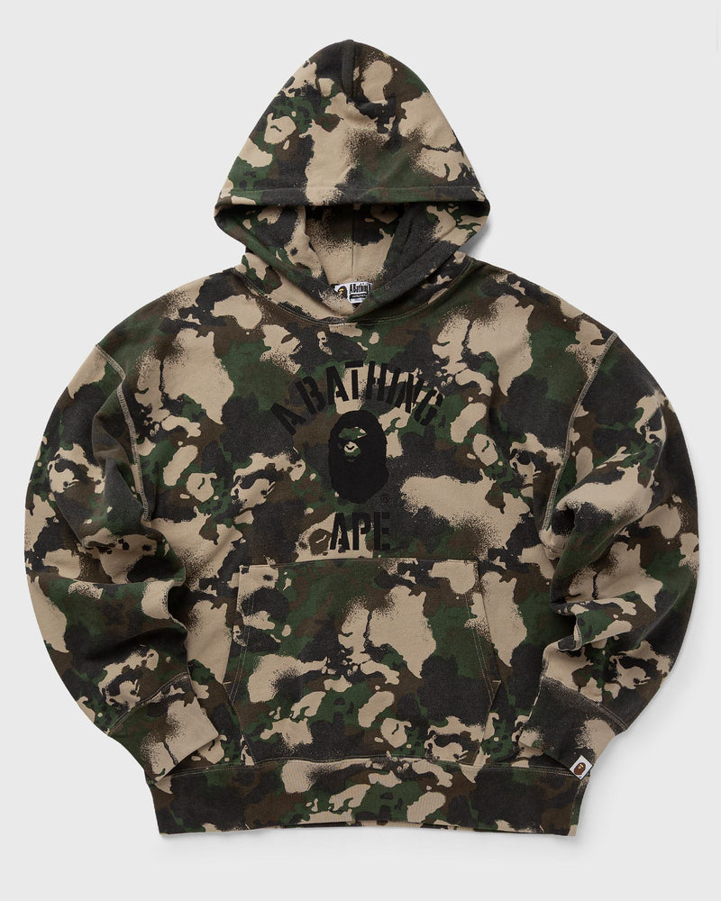 A Bathing Ape MAP CAMO PULLOVER HOODIE brown|green