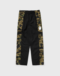 A Bathing Ape 1ST Camo Relaxed Fit Track Pants Black|green