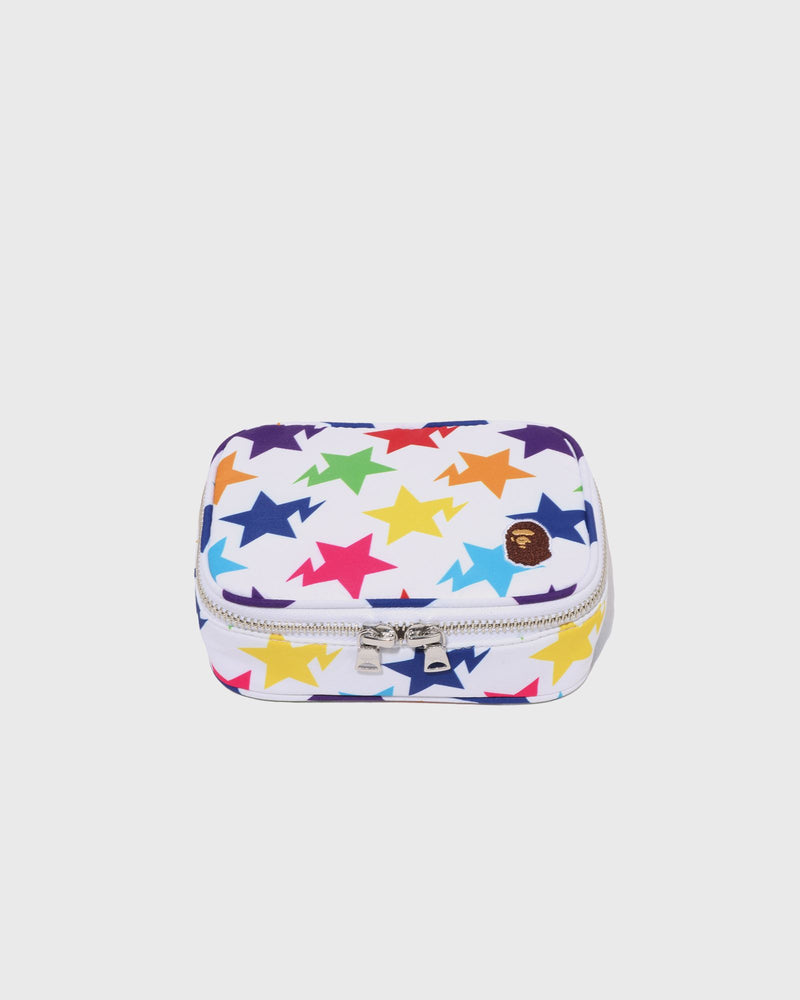 A Bathing Ape Sta Pattern Amenity Pouch Travel Multi