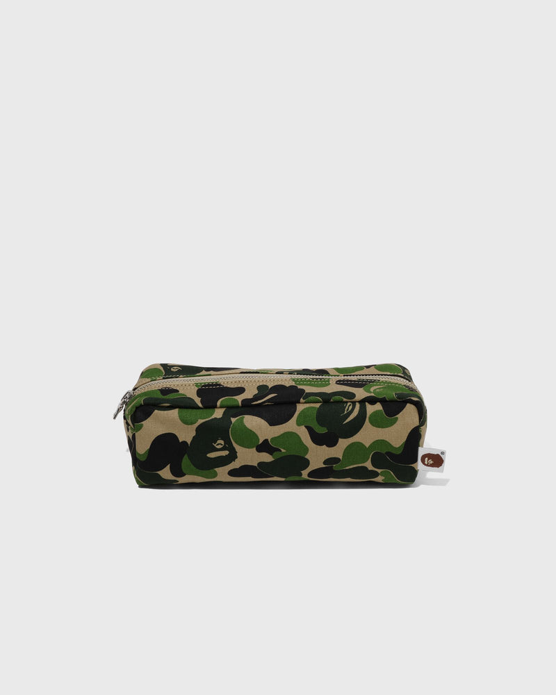 A Bathing Ape Abc Camo Flight Pouch Travel Multi