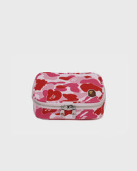 A Bathing Ape Abc Camo Amenity Pouch Pink