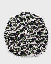 A Bathing Ape 1ST Camo Stripe Relaxed Fit Ls Shirt Multi