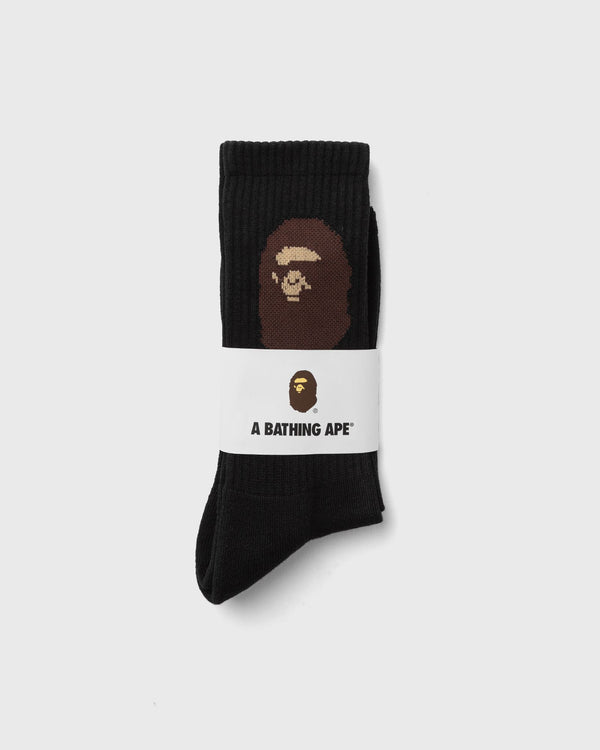 A Bathing Ape APE HEAD SOCKS black