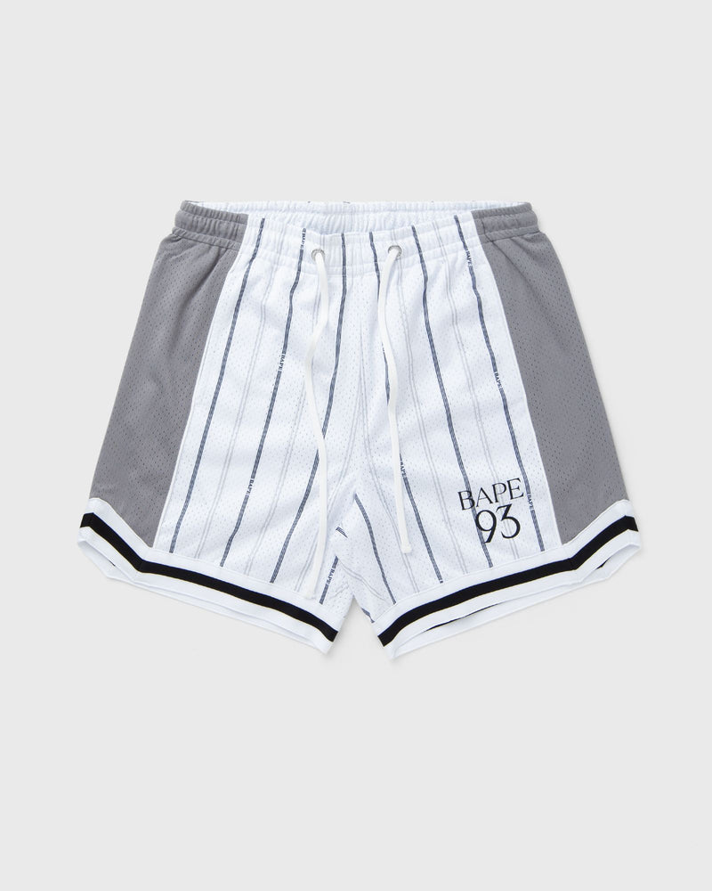 A Bathing Ape MULTILOGO REVERSIBLE RELAXED FIT SWEAT SHORTS white