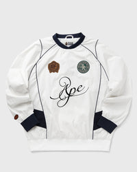 A Bathing Ape Multi LOGO Relaxed FIT Pullover white