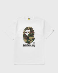 A Bathing Ape Glitch Woodland Camo by Bathing Ape Tee White