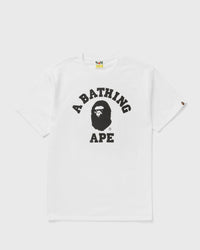 A Bathing Ape Crystal Stone Eye College Tee White