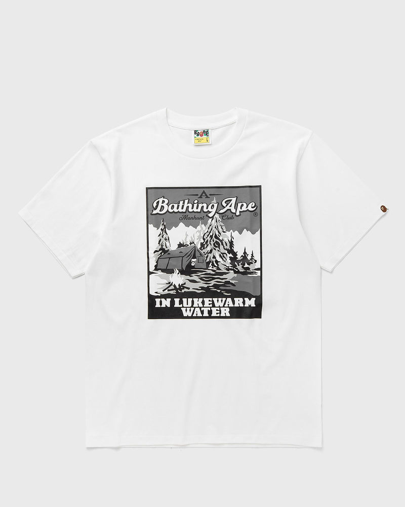 A Bathing Ape BASE CAMP TEE white