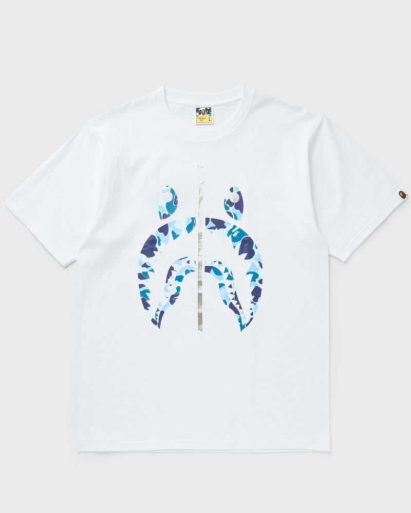 A Bathing Ape ABC CAMO SHARK TEE white