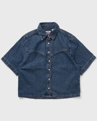 Levis Logan Ss Denim Shirt Blue