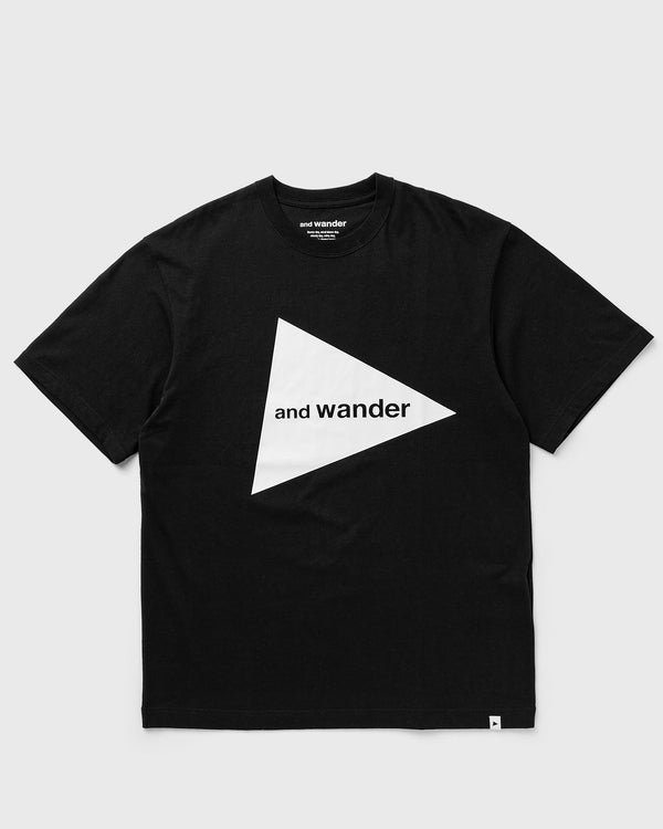 And Wander AND WANDER BIG LOGO TEE black