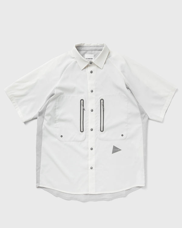 And Wander TECH SS SHIRT white