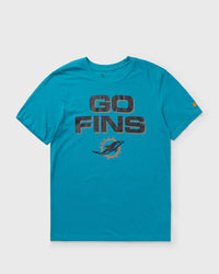 Nike NFL Miami Dolphins Rivalry Dri-fit Cotton Slub T-shirt blue