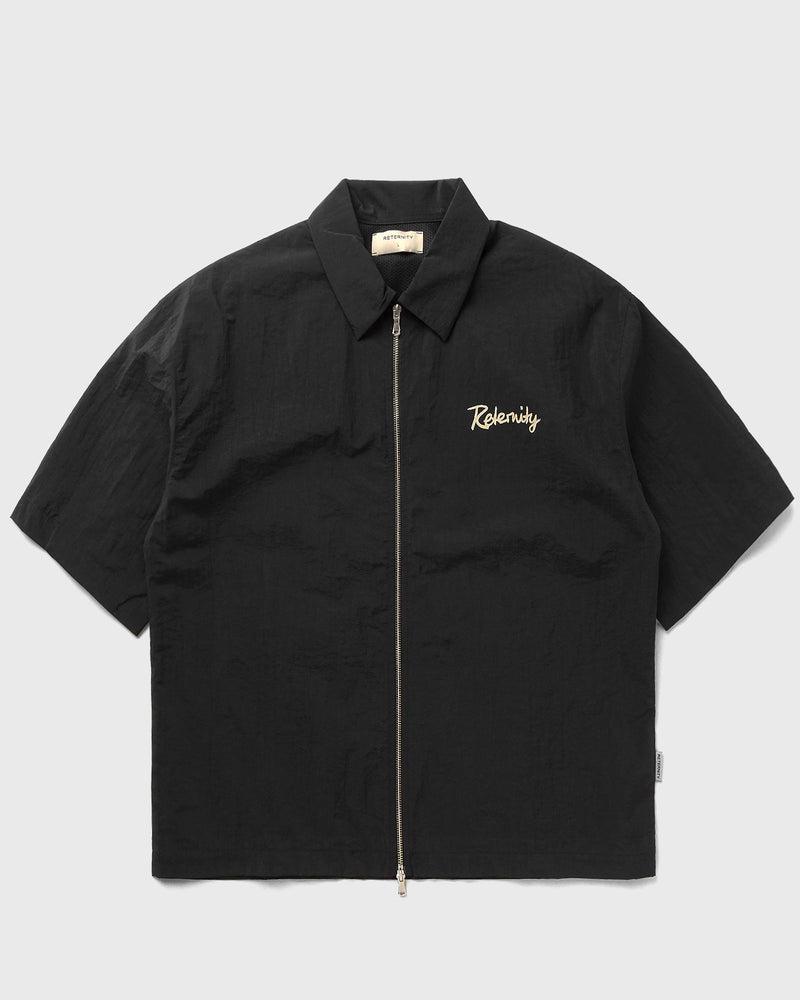 Reternity LUMVO NYLON ZIP SHIRT black