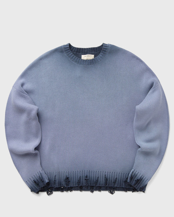 Reternity OIL WASHED KNIT SWEATER blue