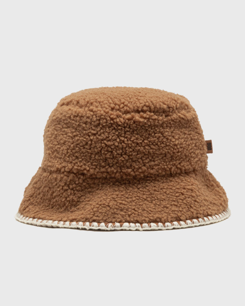 Ugg WMNS UGGFLUFF SCALLOPED HAT brown