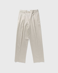 Les Deux Randall Pleated Twill Suit Pants beige