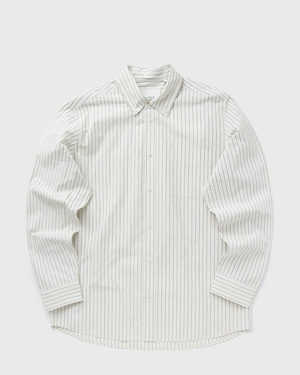 Les Deux Kent Stripe Poplin Shirt beige